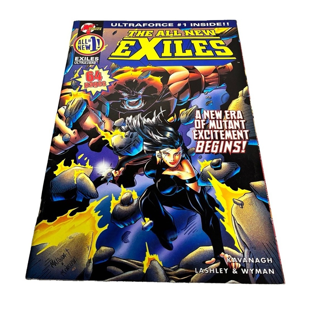 All New Exiles #1 (1995) Ultraverse Malibu Comics Marvel Crossover